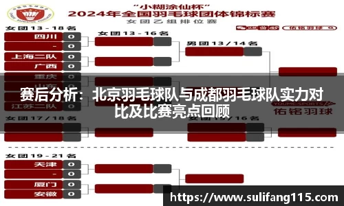 赛后分析：北京羽毛球队与成都羽毛球队实力对比及比赛亮点回顾
