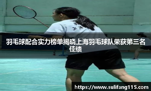 羽毛球配合实力榜单揭晓上海羽毛球队荣获第三名佳绩
